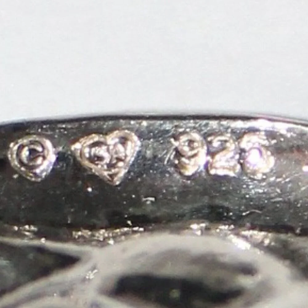 Sterling Silver Hand Print Necklace 8 Grams - Picture 6 of 7